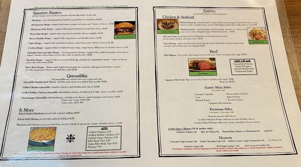 Main Street Bar & Grille Menu image 1