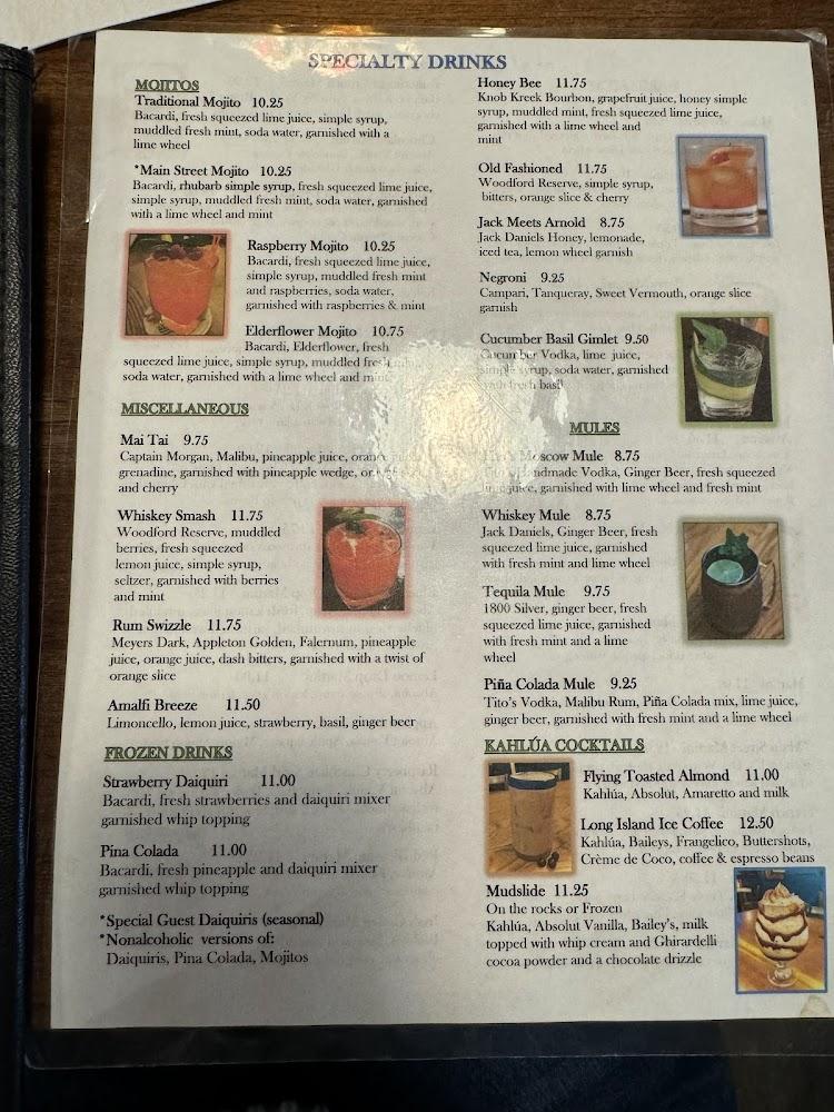 Main Street Bar & Grille Menu image 4