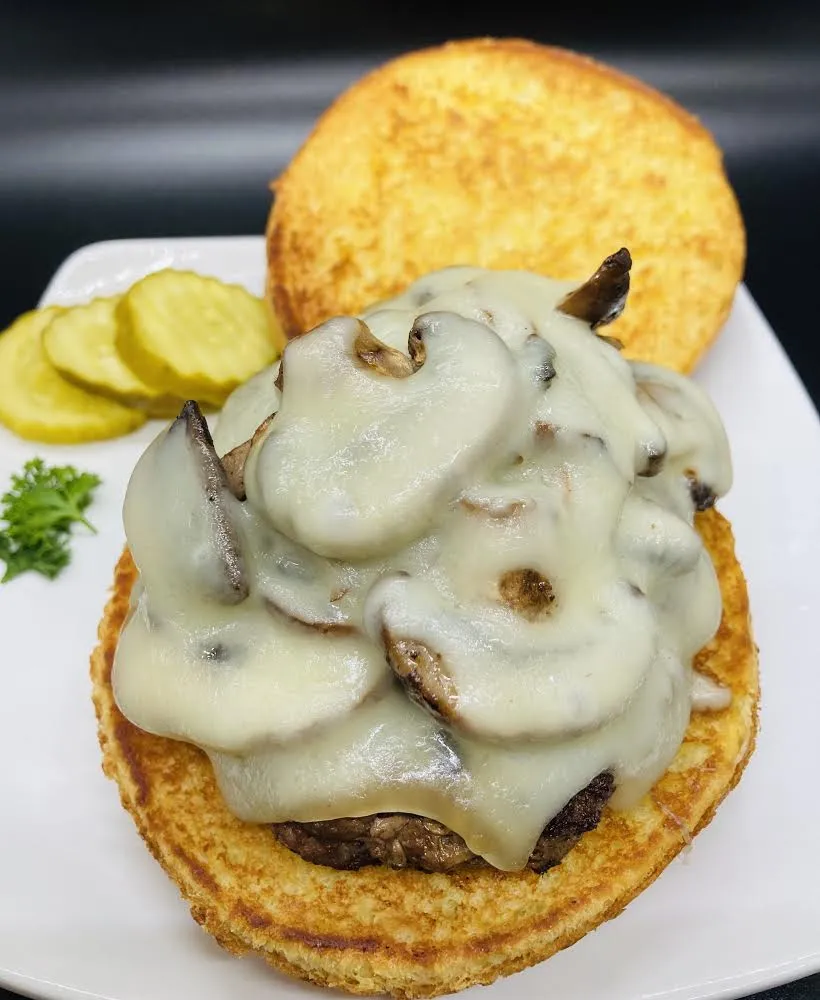 Mushroom Swiss Burger